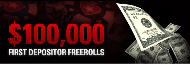 $100,000 Depositor Freerolls